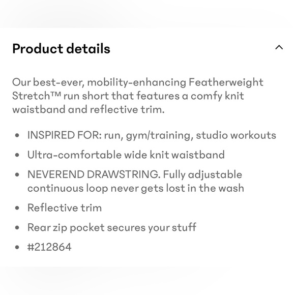 Athleta Laser Beam Ready Set Running Short XS - Picture 2 of 10